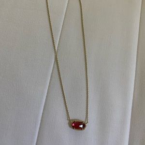 Kendra Scott Ruby Necklace